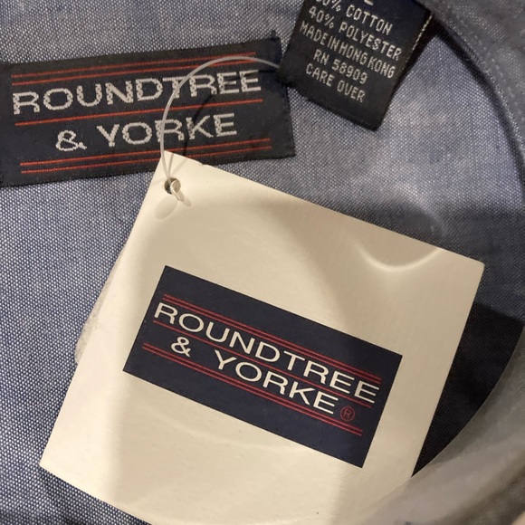 NWT Men’s Roundtree & Yorke Size Large - Picture 5 of 9